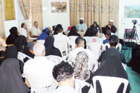 من حلقة النقاش حول مفهوم الحسبة بالأمر بالمعروف والنهي عن المنكر